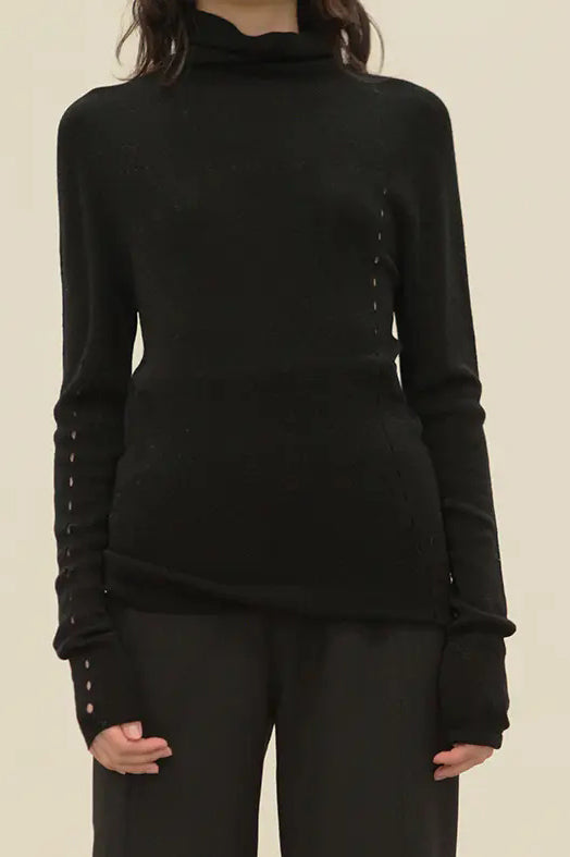 SWAYING/KNIT seamless detail top SW202SZ02